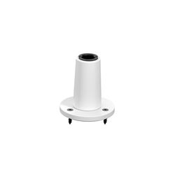 Elgato Wave Desk Plate White – Supporto a flangia per bracci microfono, facile montaggio con viti, senza morsetti o fori, vite di fissaggio da 1/4" – per scrivanie e tavoli in legno