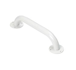 Homecraft Ringwood Grab Rail, Steel Safety Support Rail, Home Assist Handle for Bathtub, Shower, & Steps, Indoor/Outdoor Use, Easy Grip, White Epoxy Finish, 305mm (Eligible for VAT relief in the UK)