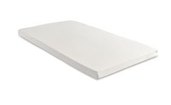 Starlight Beds Surmatelas en Mousse à mémoire de Forme Super King Size - 5 cm d'épaisseur avec Housse Amovible et Lavable, Blanc - 180 x 200 x 5 cm