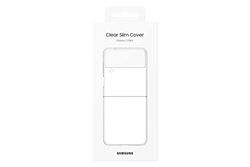 Samsung Galaxy Z Flip4 Clear Slim Cover, Protective Phone Case with Finger Loop, Soft Surface, Durable Design, US Version, Transparent
