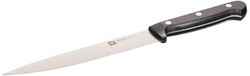 ZWILLING Slicing Knife, Blade Special Stainless Steel/Plastic Handle, Twin Chef,Silver/Black, Length: 20 cm, Large Blade