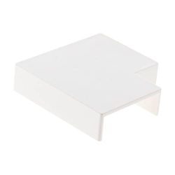 Lot de 4 angles plats 30 x 10mm - Blanc - Zenitech