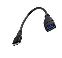 ALLNET USB_3.0_OTG_MICRO_ADAPTER 0.15m USB A Micro-USB B Macho Macho Negro - Cable USB (0,15 m, USB A, Micro-USB B, 3.0 (3.1 Gen 1), Negro)