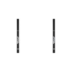 Collection Cosmetics Fast Stroke Felt Tip Eyeliner with Fine Tip, Long Lasting 24h, Quick Drying Formula, 4ml, Black (Pack of 2)
