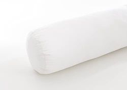 Abeil Almofada cilíndrica "Doces sonhos" poliéster branco – 90 cm