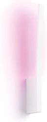 Philips Hue White and Color Ambiance Liane, Lampada da Parete Smart, Bluetooh, 12W, Bianco