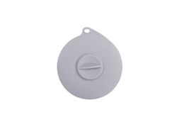 Dexas Pet Couvercle à ventouse flexible pour nourriture pour chien/chat Gris clair