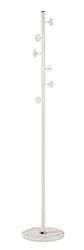 HAKU Möbel Perchero blanco, blanco, Mármol, metal - Dim.: AL 180 cm x diámetro 35 cm, Estilo: Moderno
