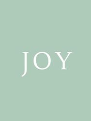 Joy: A Decorative Book | Perfect for Coffee Tables, Bookshelves, Interior Design & Home Staging
