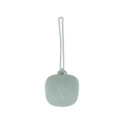 BEBE DOUCEUR, Boite à Sucette en Silicone Ø6 x H22 cm Dino World Celadon