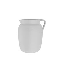 Artevasi Gaia Pitcher, Home decor tradizionale, Home decor fatto a mano, Vaso decorativo per fiori, Ceramica, Bianco, alto 20cm
