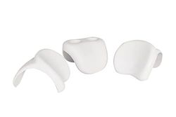 SHATCHI Set Comfort – 2 Cuscini poggiatesta in Poliuretano Grigio Chiaro e portabicchieri Accessori Spa per vasche idromassaggio Spa