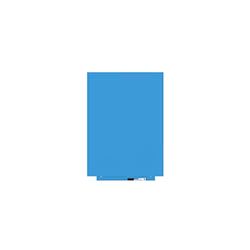 Rocada Lavagna blu con pennarello | Lavagna blu magnetica senza cornice | Lavagna magnetica da parete | Sistema di fissaggio brevettato con magnete | Lavagna blu 55 x 75 cm
