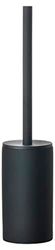 Zone Denmark Solo - Escobilla de baño (Porcelana, diámetro 8,4 cm, Altura 44,8 cm), Color Negro