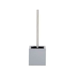 MSV 140537 Nettoyeur WC MDF/INOX Gris 11 x 11 x 37 cm