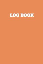 Customizable 3 Column Log Book: 110 Page Log Book With 3 Columns and 15 Rows Per Page (6 x 9 Inches) Orange