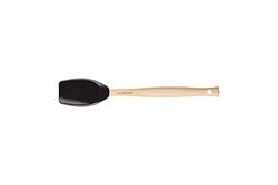Le Creuset Espátula/cuchara de cocina Craft, 29 cm, Silicona, Negro Onyx, 42104291400000