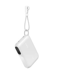 Belkin Power Bank 10000 mAh, Caricabatterie Portatile USB-C sottile, 2 porte USB-C, display digitale, ricarica da 20 W per iPhone 16, 15 Series, Samsung Galaxy S25, S24, Pixel 9, iPad ecc., Bianco