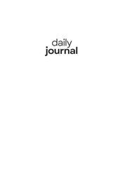 daily journal: self care