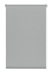 Deco Company Clamping Blind, Opaque, Translucent, Light Protection, Anti-Glare, Roller Blind for Windows, No Drilling, Polyester, Light Grey, 75 x 150 cm
