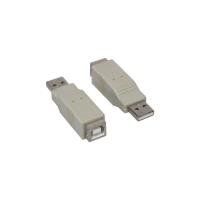 Alcasa USB-ambf USB à USB B Gris Adaptateur de câble – Adaptateur pour câble (USB A, USB B, Gris)