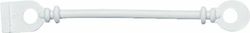 Fripac-Medis Round Rubber Straps with Spacer Rings Long, White - Pack of 50