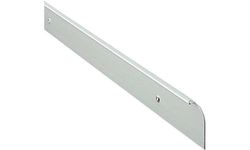Merriway BH04366 Worktop Trim End Cap, 30 x 630 mm - Matt Silver