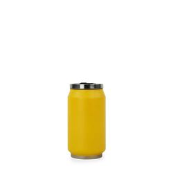 YOKO DESIGN Lisa Lata isotérmica, Acero Inoxidable, Beige, Dorado, 7 cm