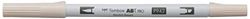 Tombow ABTP-942 ABT PRO alcohol-gebaseerde marker, twee punten, tan