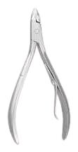 BIFULL Pinze per Unghie Punta Sottile 10 cm, Nero, Estandar
