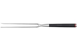 KOTAI | Forchetta da intaglio per carne o barbecue | In acciaio inossidabile, fatta a mano | Resistente alla ruggine e perfettamente bilanciata per comfort e sicurezza | Manico in legno di Pakka