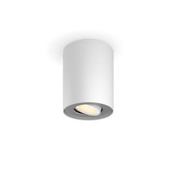 Philips Hue White Ambiance Pillar, Faretto singolo Smart LED, Bianco