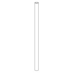 Ergotron 28" Pole voor DS100 Mount Base - Zwart