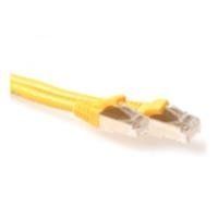 Microconnect S-FTP Cat6a Câble réseau PVC RJ-45 RJ-45 Mâle/Mâle, Cat6a, SF/UTP (S-FTP) Jaune 20m Cat6a 20m