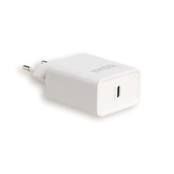 iggual. Cargador rápido 20W USB-C PD, (Power dlivery). Cargador de Pared Universal. para Teléfonos móvies/Tablets etc... para Cualquier Marca de móvil. Protección sobrecalentamiento. Blanco.