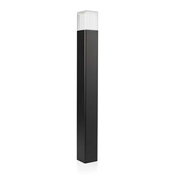 Smartwares Potelet LED d'extérieur design Black Outdoor - 12 W -800 lm - Lumière blanc chaud - 80 cm de haut