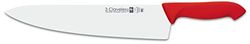 3 claveles Couteau Cuisinier Proflex de 30, Acier Inoxydable, Rouge, 44 x 9 x 2 cm