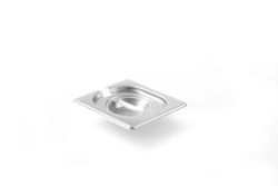 HENDI Tampa Gastronorm com orifício para a colher. - Kitchen Line - GN 1/6-176 x 162 mm