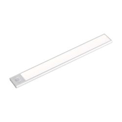 Luce LED per armadio 2,5 W con sensore PIR, luce bianca da 4000 K. Design elegante in corpo argento, ideale per illuminare gli spazi interni. Classificazione IP20, sicura e pratica.