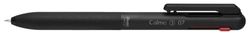 Pentel BXAC37A Calme - Bolígrafo de 3 colores (recargable, grosor de trazo 0,35 mm), color negro, rojo y azul