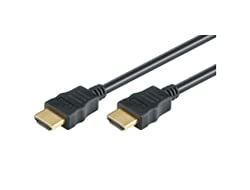 M-Cab 7200232 HDMI-kabel, 1 m, HDMI type A (standaard), zwart - HDMI-kabel (1 m, HDMI type A (standaard), HDMI type A (standaard), 4096 x 2160 pixels, zwart)