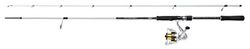 Mitchell Tanager SW - Canna da spinning e mulinello per pesca a spinning marino su persico, trota di mare, salmone d'anima, labraccio, sgombro, Argento/Nero, 2.7m/15-50g
