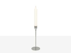 PORTAVELA LISO METAL PLATEADO