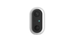Logicom Home Cammy Outdoor - Cámara de vigilancia Exterior HD 1080p - Home Security - Conexión WiFi - Detección de Movimiento - Visión Nocturna por Infrarrojos - Programable a Distancia App - Blanco