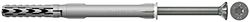 fischer - Fixation pour ossatures et cadres SXR 10 x 160 T A4 avec vis tête fraisée en acier inoxydable A4 / Boîte de 50