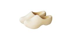 Gevavi Zapatos holandeses, pantinas de Madera V.v, Zuecos Hombre, Beige Natur Wit Gesuurd 74, 41 EU XX-Estrecho