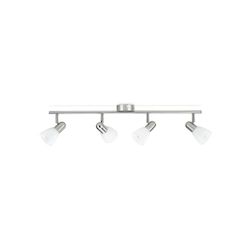 Philips Barra de 4 focos E14, baixo consumo, cinzento