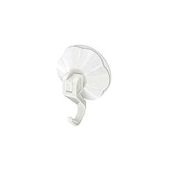 Bulk Hardware BH00245 Paquet de 3 Crochets à ventouse Blanc