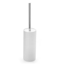 Viosuniu Anti-Odor Ceramic Toilet Brush and Holder Set, Durable Bristles Non Scratch Toilet, Long Stainless Steel Handle, Toilet Bowl Brush for Master Bathroom, V120131701U