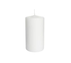 Ceraria de Giorgio risthò velas, cera, branco, 8 x 8 x 15 cm, 2 unidades